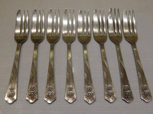 silver cake fork