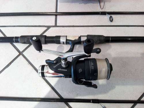 FISHING RODS CARP MASTER COMPLETE WITH OKUMA REELS X 2 * BID FROM R1 START FOR BOTH COMPLETE RODS *