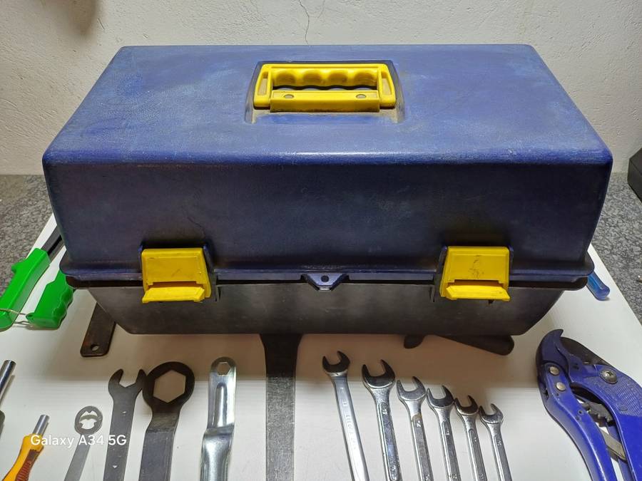 Assorted Hand Tools - 24 Items in Total which includes the Tool box - Bid to win or make an offer!