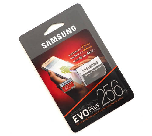 New Samsung 256GB microSDXC EvoPlus