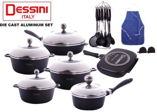 Dessini Italy 22 Piece Cookware Set - NON STICK