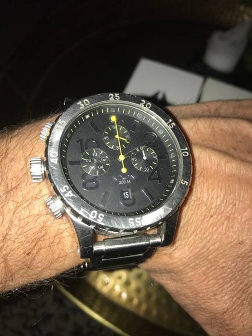 NIXON 48-20 Chrono Black