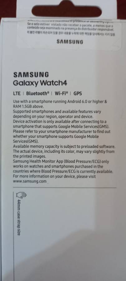 SAMSUNG GALAXY WATCH 4 LTE 44MM SMART WATCH