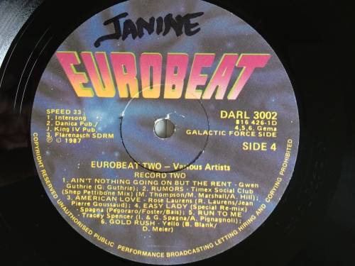 Eurobeat Volume 2 (2xVinyl LP)