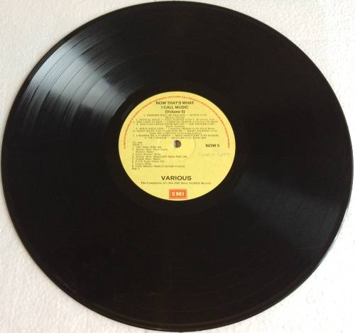 NOW That`s What I Call Music 5 (Double LP + David Bowie/Jermaine Stewart Pink Promo LP) (VG/VG+)