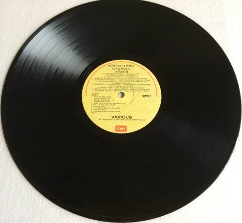 NOW That`s What I Call Music 5 (Double LP + David Bowie/Jermaine Stewart Pink Promo LP) (VG/VG+)