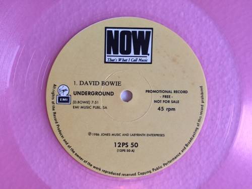 NOW That`s What I Call Music 5 (Double LP + David Bowie/Jermaine Stewart Pink Promo LP) (VG/VG+)