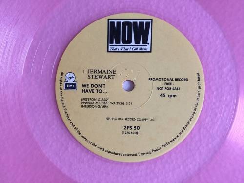 NOW That`s What I Call Music 5 (Double LP + David Bowie/Jermaine Stewart Pink Promo LP) (VG/VG+)