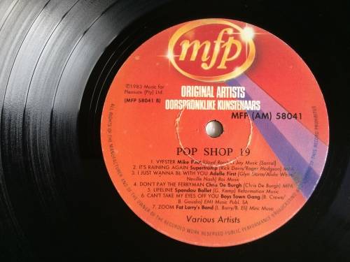 Pop Shop 19 (Vinyl LP) (Cover VG, LP Excellent)