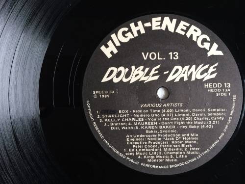 High-Energy Double-Dance Vol. 13 (2 x Vinyl, LP, Compilation) (Cover VG+, LP`s VG+)
