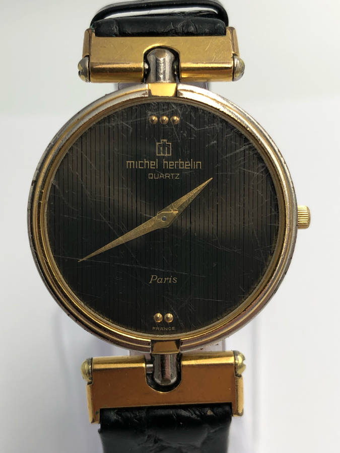 Michel Herbelin Gold Tone Ladies Quartz Watch (Ref 6030)