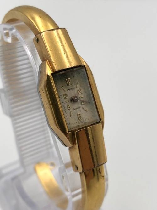 Rotary 15 Jewel Gold Filled Mechanical Ladies Bracelet Watch