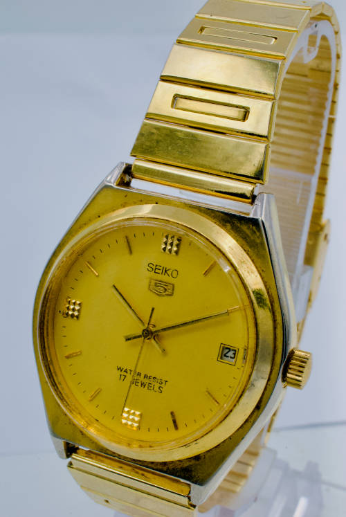 Seiko (REPLICA) Gold plated watch (Mechanical)