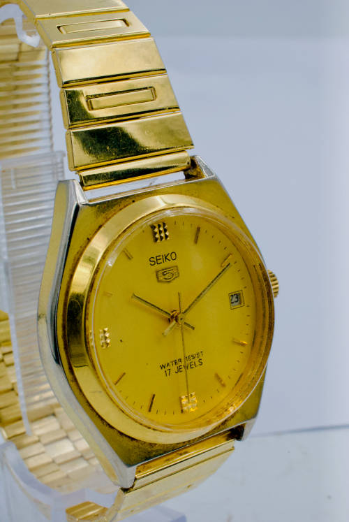 Seiko (REPLICA) Gold plated watch (Mechanical)
