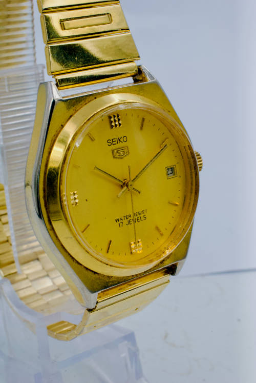 Seiko (REPLICA) Gold plated watch (Mechanical)