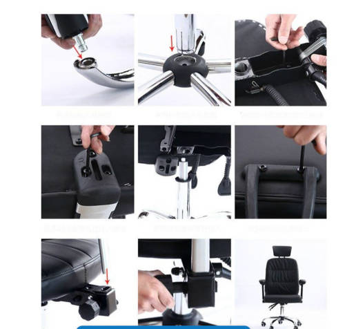 Office Chair - Shubs Reclining Office Chair with Head and Arm rests