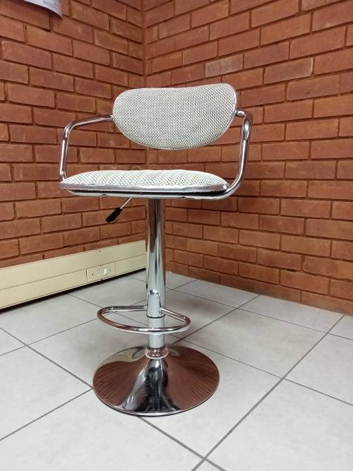 Bamboo Rattan Bar Stools - 1 ONLY - Beige Colour