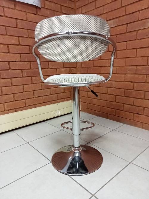 Bamboo Rattan Bar Stools - 1 ONLY - Beige Colour