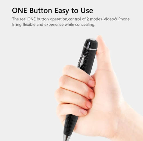 Spy Pen Camera -Full HD 1080P Video Camera Pen Loop Recording Security Camera