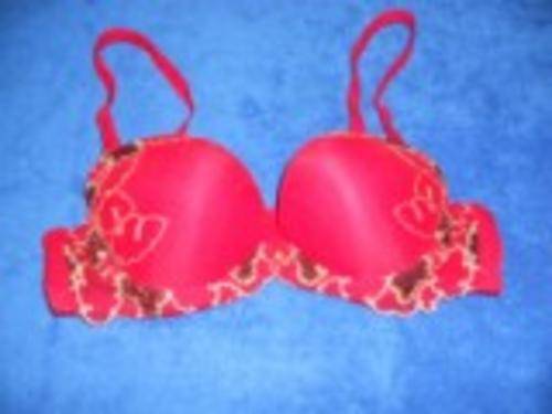 36B red bra padded