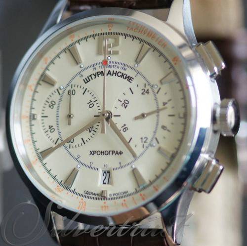 ***WTYPMAHCKNE Chronograph Poljot Strella Edelstahl Handaufzug***1st Bidder wins the Auction!***