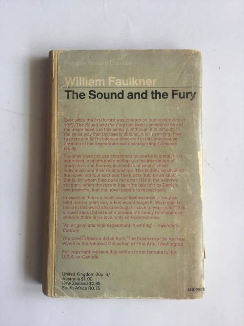 The Sound and the Fury by William Faulkner