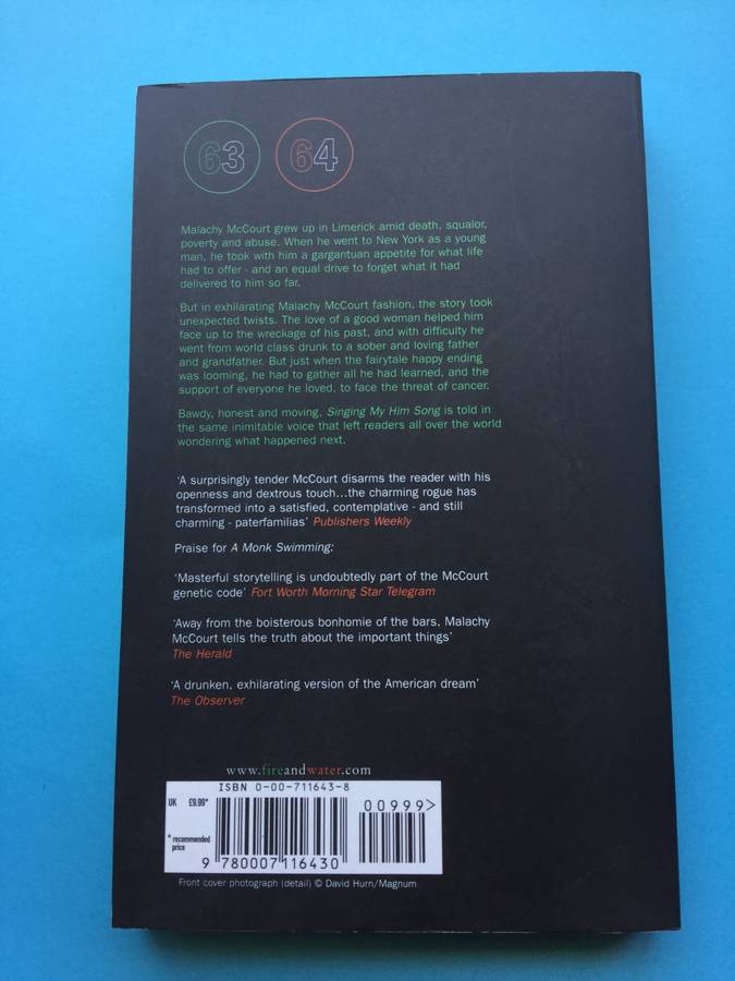 Singing My Him Song by Malachy McCourt