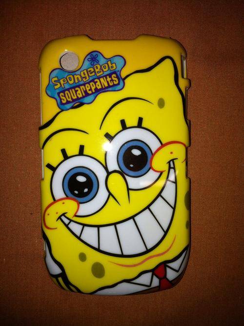 BlackBerry Cover - Sponge Bob Yellow 8520