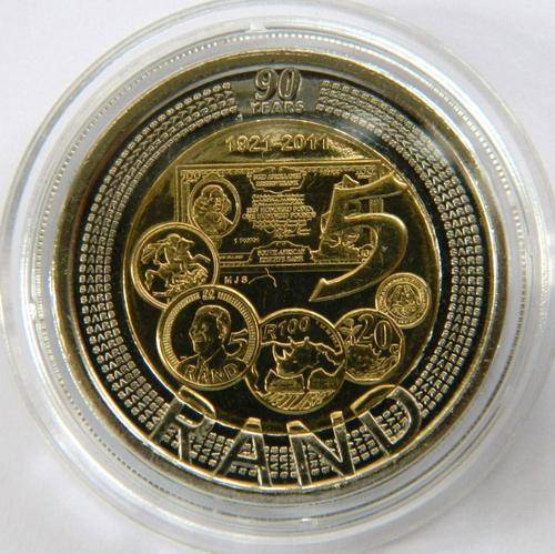 2011 SARB R5 UNC In Capsule - Will Grade MS+