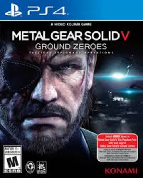 PS4 Metal Gear Solid V Ground Zeroes - No Books