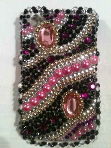 Blackberry 8520 (Curve) Stylish New **Beaded** Multi Colour Cover