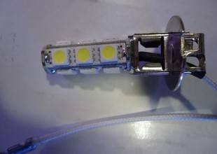 2pcs Car 13-LED SMD White Bulbs H3 Fog Light 12V