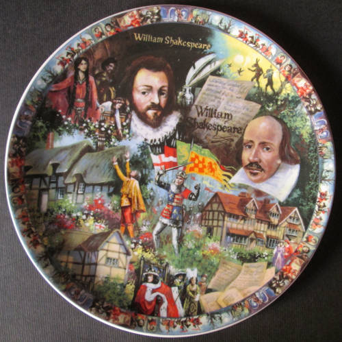 James Sadler Plate 'William Shakespeare'