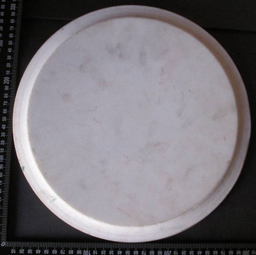 EmmDof9864 Painting of Rajput Princess? on Marble Plate