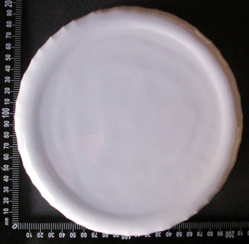 Corning Ware French White (Ribbed) Round Deep Dish with Lid F-5-B 1.6 Litre