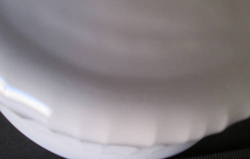 Corning Ware French White (Ribbed) Round Deep Dish with Lid F-5-B 1.6 Litre