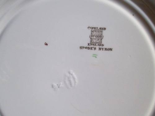 Copeland Spode Plate 'Byron'