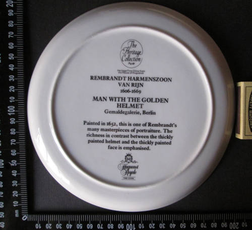 Heritage Collection Plate 'Man with the Golden Helmet'