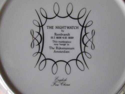The Night Watch By Rembrandt Wall Plate