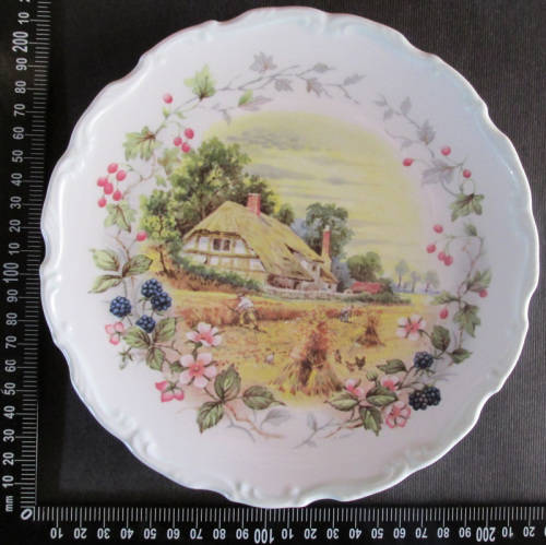 Royal Albert Plate 'From the Cottage Garden Year Series' Autumn