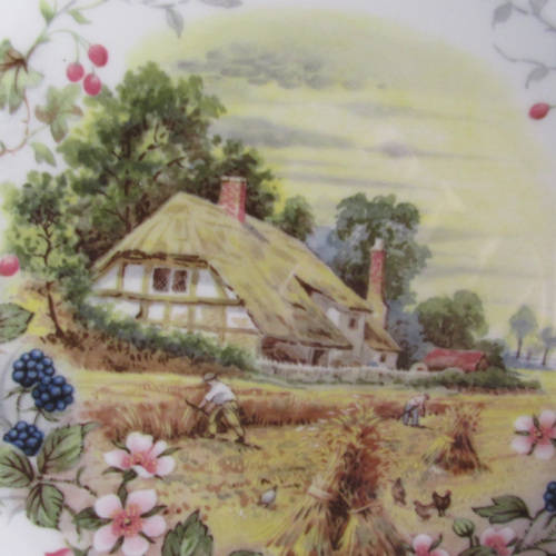 Royal Albert Plate 'From the Cottage Garden Year Series' Autumn