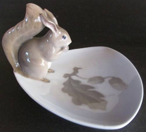 Royal Copenhagen Squirrel Pin Dish 1323 / 981