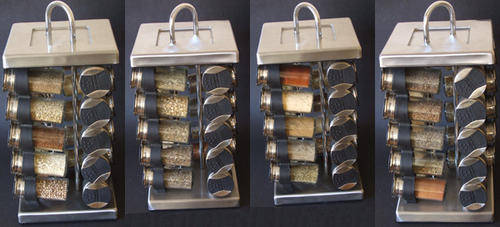 Beautiful Stainless Steel Spice Rack