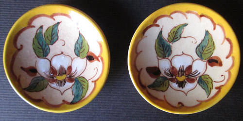 2 Small Gouda Plates / Pin Dishes 'Zenith'