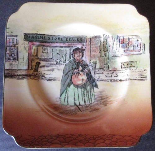 Royal Doulton Dickens Ware Side Plate 'Sairey Gamp'