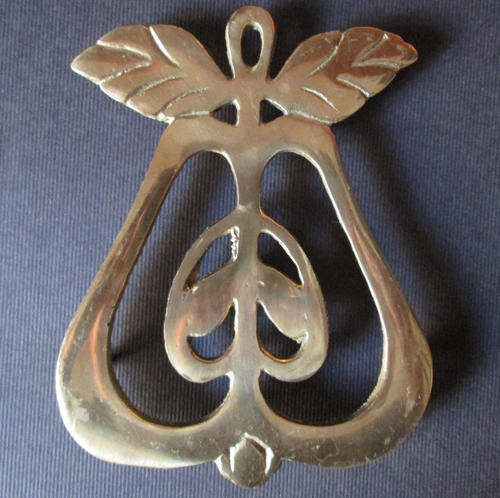 Brass Trivet 'Pear Shape'
