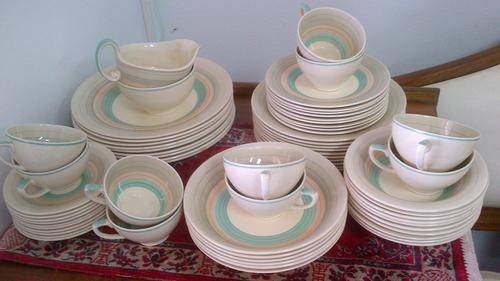 Awsome Vintage Crown Works Susie Cooper Dinner service etc. (What a find)