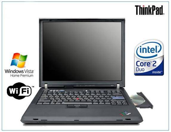 LENOVO R61i - CORE 2 DUO - 15" WIDE - STUNNING LAPTOP