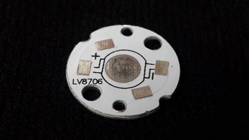Aluminium Base Plate (Circular) White for 1W, 3W or 5W Leds