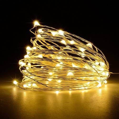 Fairy Lights Waterproof Warm White 12V 10mtr